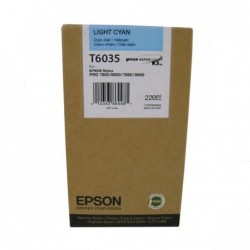 Original - Epson T6035 Cyan Light Cartucho de Tinta - C13T603500