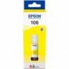 Original - Epson 106 Amarillo Botella de Tinta - C13T00R440