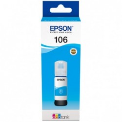 Original - Epson 106 Cyan Botella de Tinta - C13T00R240