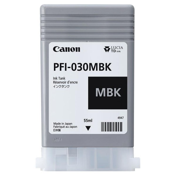 Original - Canon PFI030 Negro Mate Cartucho de Tinta - 3488C001