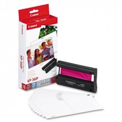 Original - Canon KP-36IP Value Pack de Tinta - 36 Hojas Papel Fotografico 100x148 mm - 7737A001