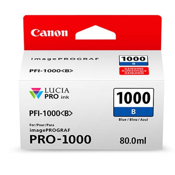 Original - Canon PFI1000 Blue Cartucho de Tinta - PFI1000B/0555C001