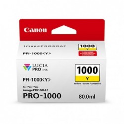 Original - Canon PFI1000 Amarillo Cartucho de Tinta - PFI1000Y/0549C001