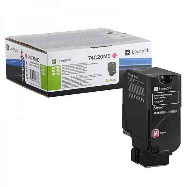 Original - Lexmark CS720/CS725/CX725 Magenta Cartucho de Toner - 74C20M0