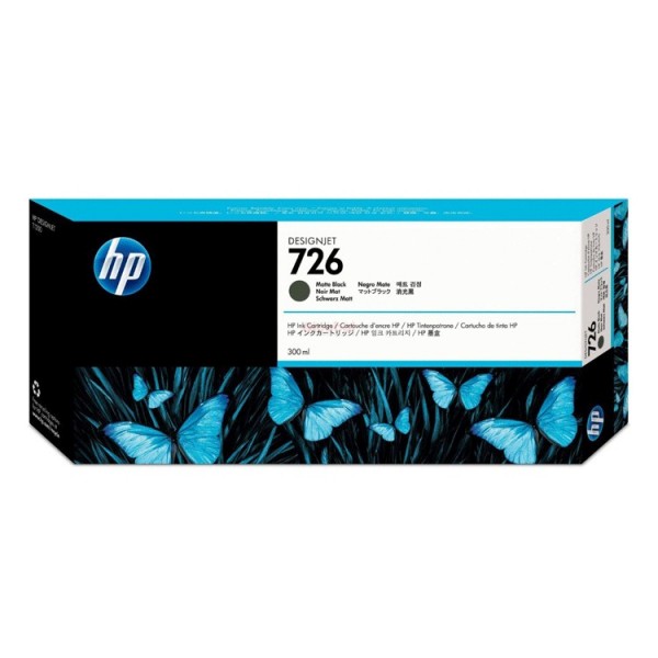 Original - HP 726 Negro Mate Cartucho de Tinta - CH575A Original - HP 726 Negro Mate Cartucho de Tinta - CH575A