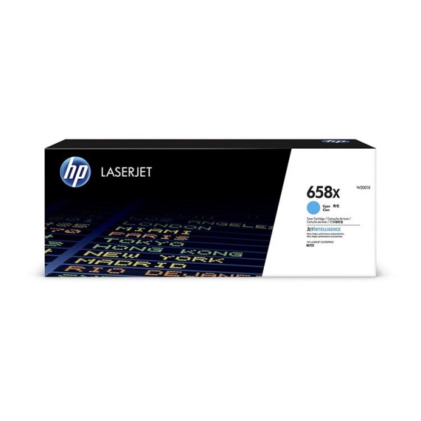 Original - HP W2001X Cyan Cartucho de Toner - 658X