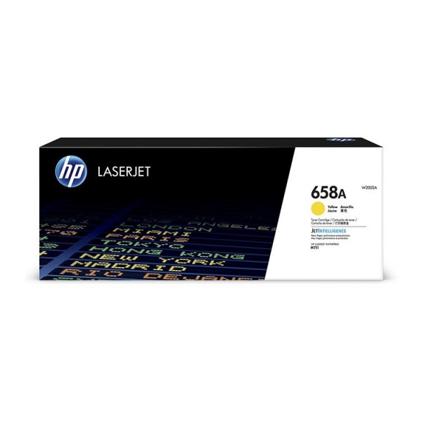 Original - HP W2002A Amarillo Cartucho de Toner - 658A