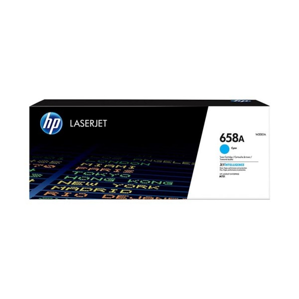 Original - HP W2001A Cyan Cartucho de Toner - 658A