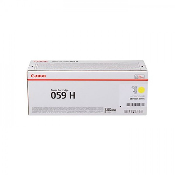 Original - Canon 059H Amarillo Cartucho de Toner - 3624C001