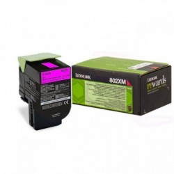 Original - Lexmark CX510 Magenta Cartucho de Toner - 80C2XM0/80C2XME/802XM