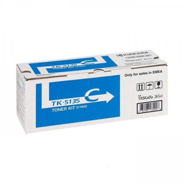 Original - Kyocera TK5135 Cyan Cartucho de Toner - 1T02PACNL0/TK5135C