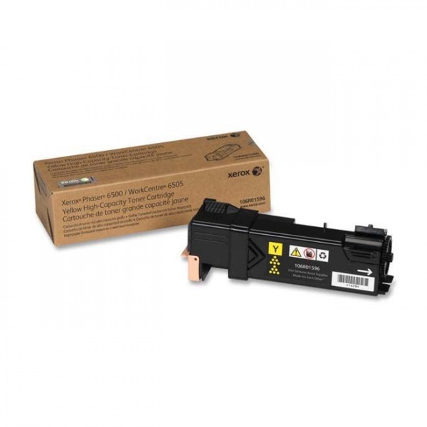 Original - Xerox Phaser 6500 Amarillo Cartucho de Toner - 106R01596