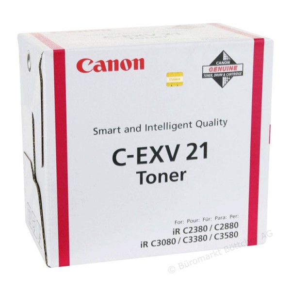 Original - Canon CEXV21 Magenta Cartucho de Toner - 0454B002