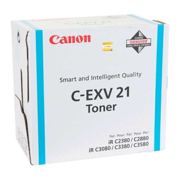 Original - Canon CEXV21 Cyan Cartucho de Toner - 0453B002