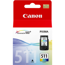Original - Canon CL511 Color Cartucho de Tinta - 2972B010 (Blister con alarma)