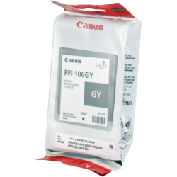 Original - Canon PFI106 Gris Cartucho de Tinta - PFI106GY/6630B001