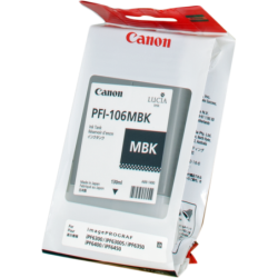 Original - Canon PFI106 Negro Mate Cartucho de Tinta - PFI106MBK/6620B001