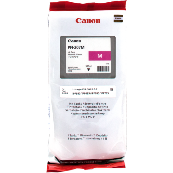 Original - Canon PFI207 Magenta Cartucho de Tinta - PFI207M/8791B001