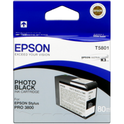 Original - Epson T5801 Negro Photo Cartucho de Tinta - C13T580100