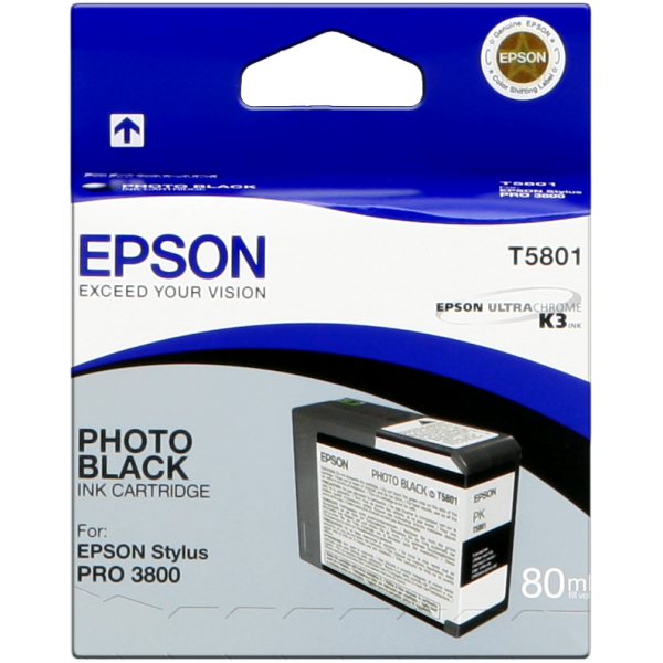 Original - Epson T5801 Negro Photo Cartucho de Tinta - C13T580100