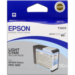 Original - Epson T5805 Cyan Light Cartucho de Tinta - C13T580500