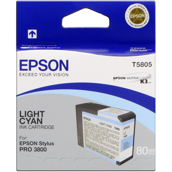 Original - Epson T5805 Cyan Light Cartucho de Tinta - C13T580500