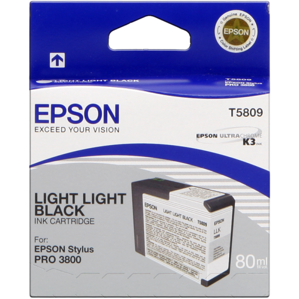 Original - Epson T5809 Negro Light Light Cartucho de Tinta - C13T580900