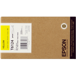 Original - Epson T6124 Amarillo Cartucho de Tinta - C13T612400