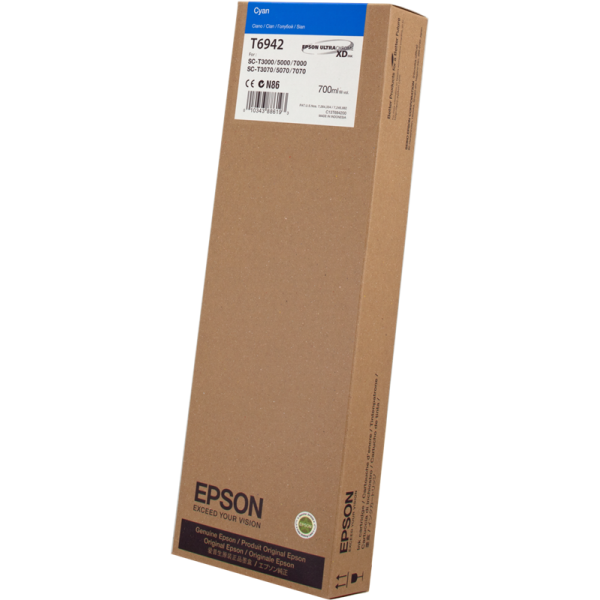 Original - Epson T6942 Cyan Cartucho de Tinta - C13T694200 Original - Epson T6942 Cyan Cartucho de Tinta - C13T694200