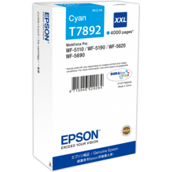 Original - Epson T7892 Cyan Cartucho de Tinta - C13T789240