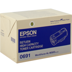 Original - Epson WorkForce AL-M300D Negro Cartucho de Toner - C13S050691