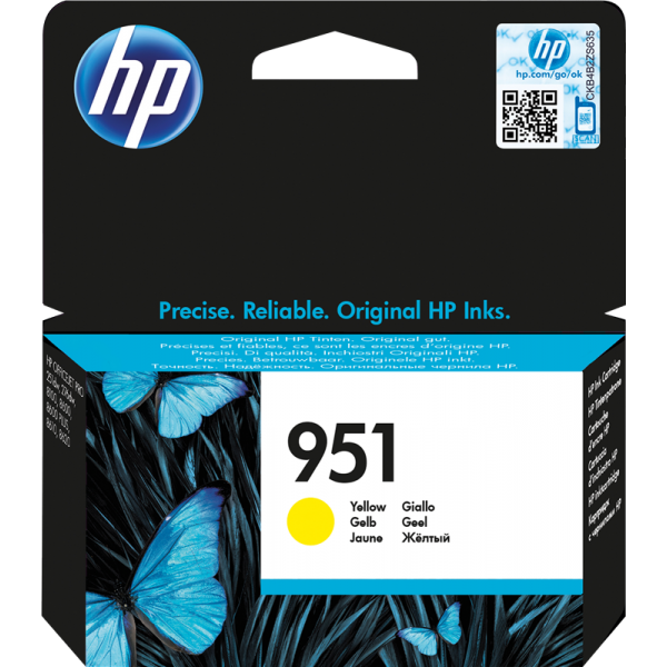 Original - HP 951 Amarillo Cartucho de Tinta - CN052AE