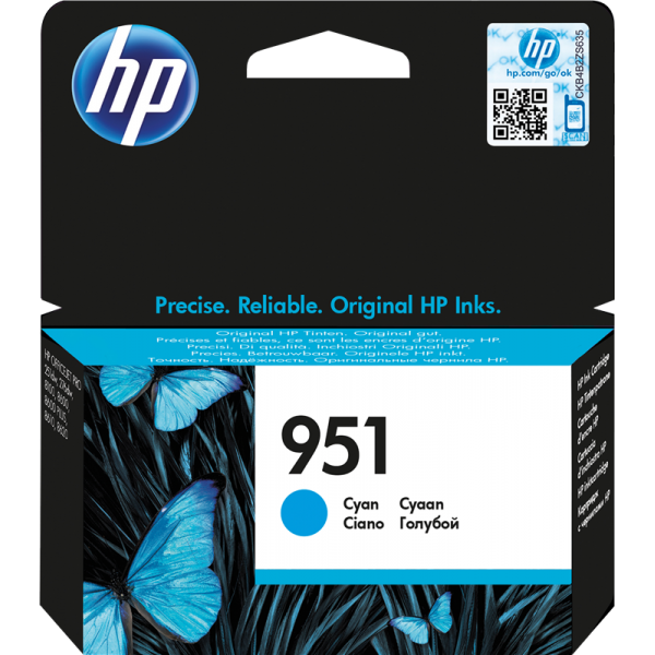 Original - HP 951 Cyan Cartucho de Tinta - CN050AE