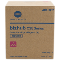 Original - Konica Minolta TNP22 Magenta Cartucho de Toner - TNP22M/A0X5352