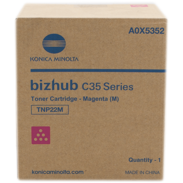 Original - Konica Minolta TNP22 Magenta Cartucho de Toner - TNP22M/A0X5352