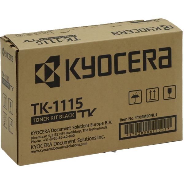 Original - Kyocera TK1115 Negro Cartucho de Toner - 1T02M50NL0/1T02M50NL1