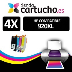 PACK 4 HP 920XL compatibles (ELIJA COLORES)