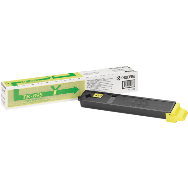 Original - Kyocera TK895 Amarillo Cartucho de Toner - 1T02K0ANL0/TK895Y