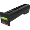 Original - Lexmark CS820 Magenta Cartucho de Toner - 72K2XM0/72K2XME