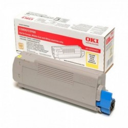 Original - OKI C5800/C5900/C5550MFP Amarillo Cartucho de Toner - 43324421