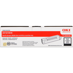 Original - OKI C810/C830 Negro Cartucho de Toner - 44059108