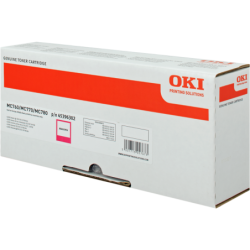 Original - OKI MC760/MC770/MC780 Magenta Cartucho de Toner - 45396302