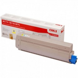 Original - OKI MC770/MC780 Amarillo Cartucho de Toner - 45396201