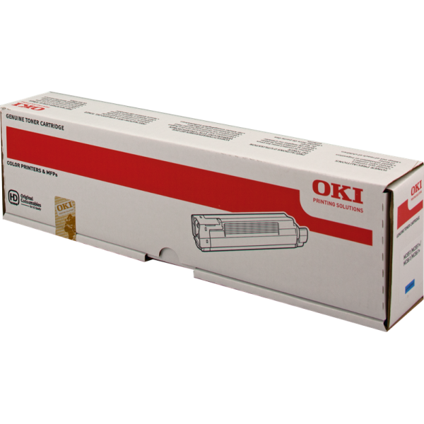 Original - OKI MC851 Cyan Cartucho de Toner - 44059167