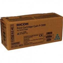 Original - Ricoh PC600 Cyan Cartucho de Toner - 408315/P C600C