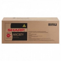 Original - Sharp MXC35 Amarillo Cartucho de Toner - MXC35TY