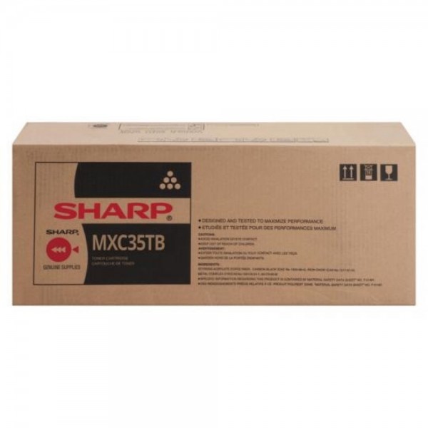 Original - Sharp MXC35 Negro Cartucho de Toner - MXC35TB