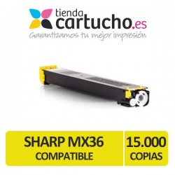 Toner Sharp MX36 Amarillo...