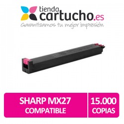 Toner Sharp MX27 Magenta...