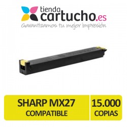 Toner Sharp MX27 Amarillo...